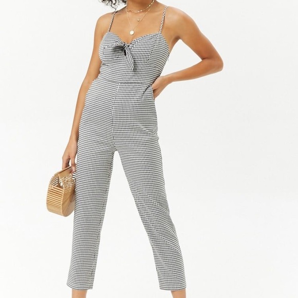Gingham jumpsuit forever 21 Clearance